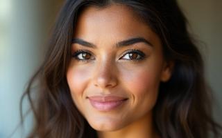 Professional headshot enhanced with AI lighting
