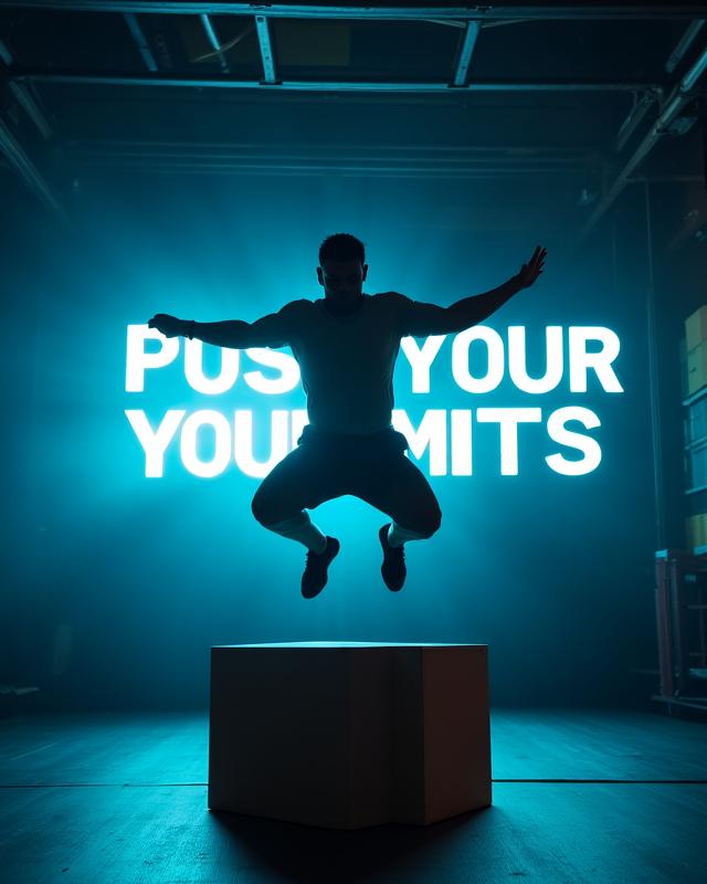 Fitness motivation template preview