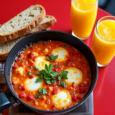 Vibrant brunch photo edit