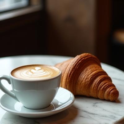 Atmospheric coffee shop edit